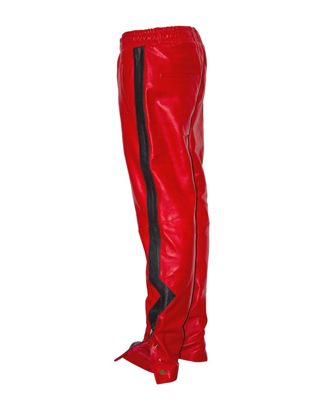 Leather Valley Track Suit (Red/Black)