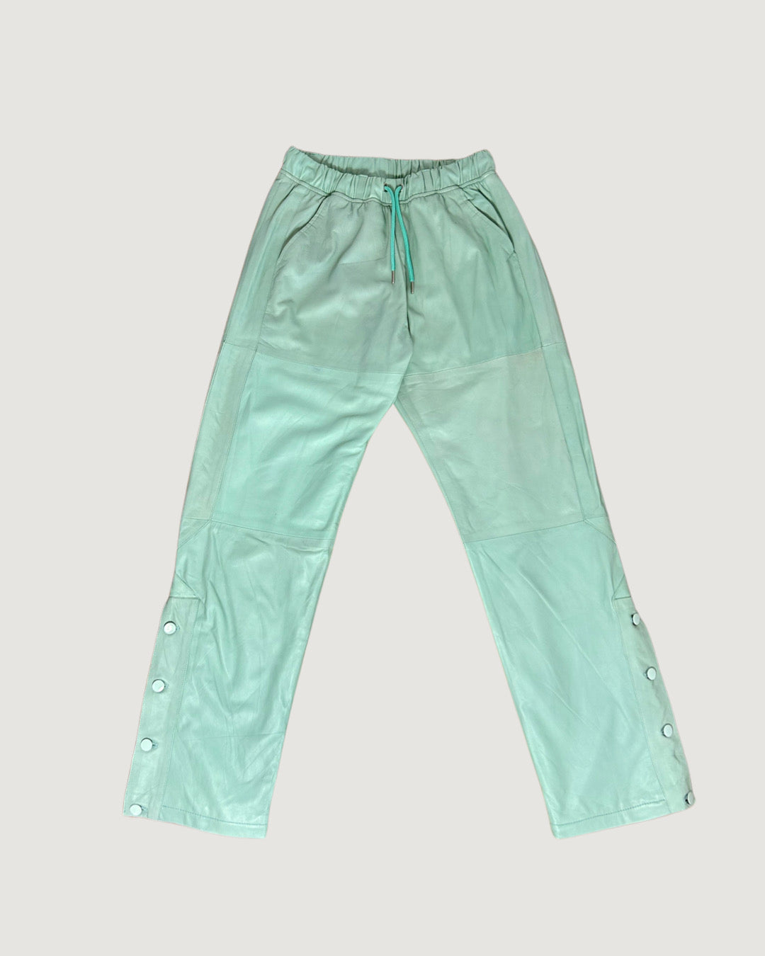 Sun Green Leather Valley Court Trouser