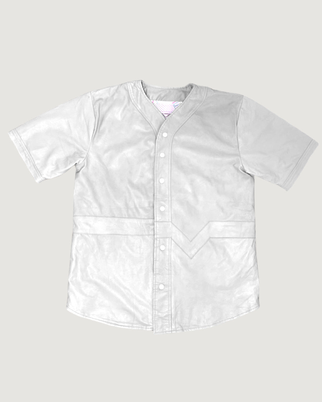 Leather Court Jersey (White)