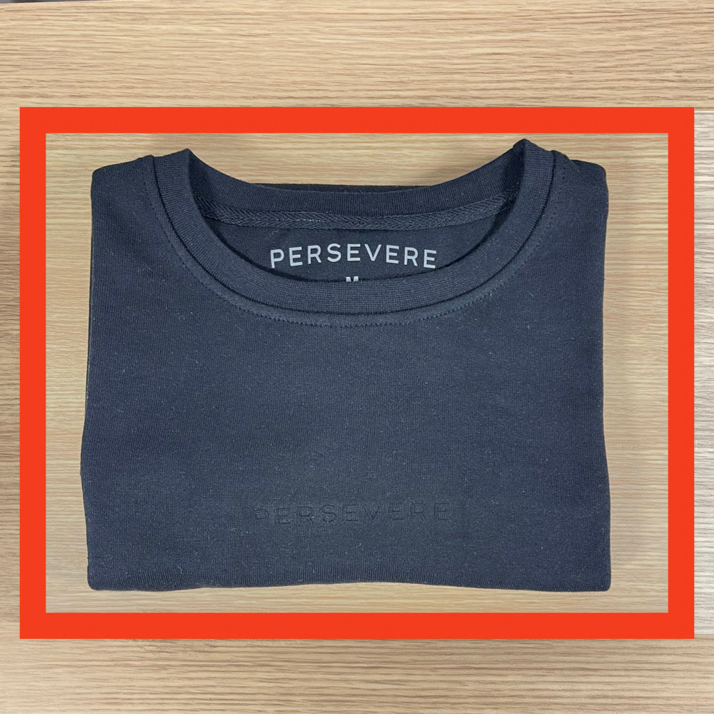 Embossed PERSEVERE Insignia Tee