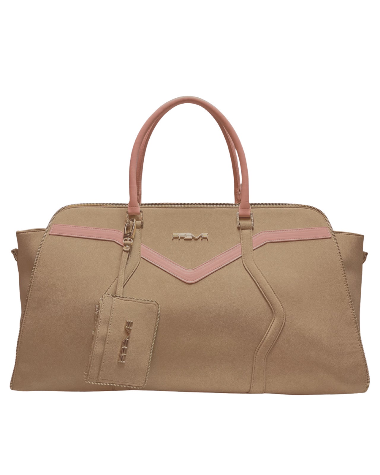 The Valley Duffle (Linen/Pink)